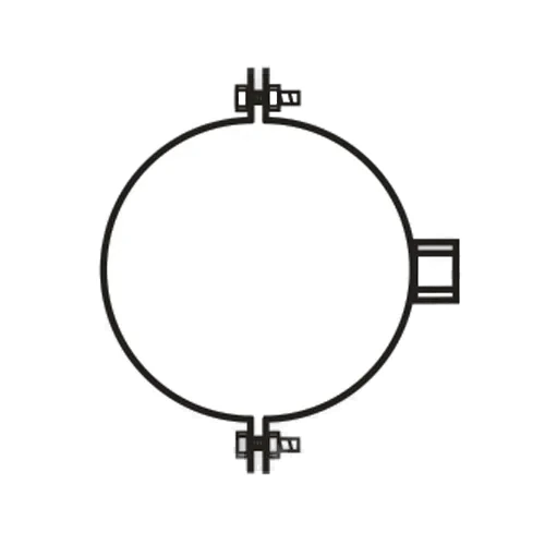 ХК 160-175/1,2/12/Zn хомут круглый